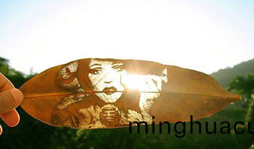 樹葉激光打標(biao)