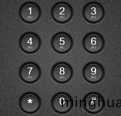 塑(su)膠鍵激光打標圖樣