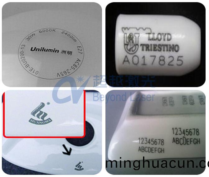 激光打標(biao)機應用于(yu)陶瓷衞浴上