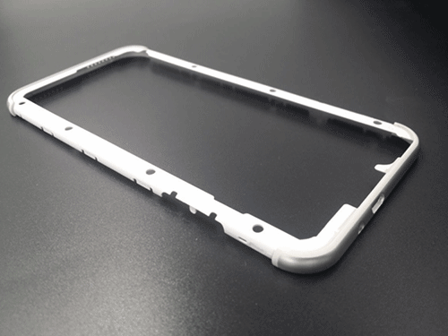 手機邊框激光打(da)標圖1