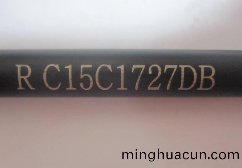 膠(jiao)皮電子線(xian)上激(ji)光打字(zi)