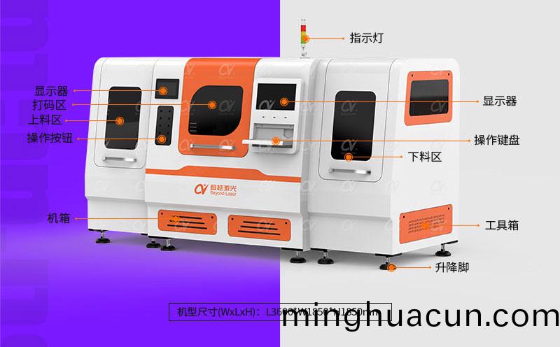 PCB大幅麵自動激光打碼機結構