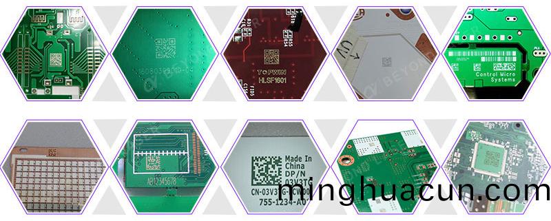 PCB中小幅激光打碼機應用