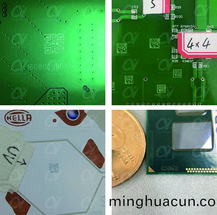 PCB二維碼激光(guang)打標案例