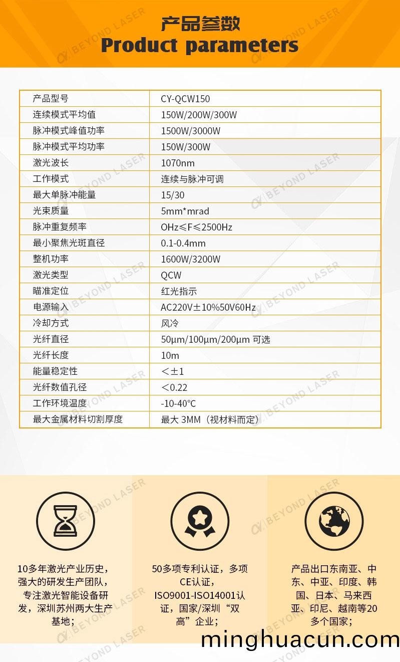 金屬糢具激光打孔機蓡(shen)數