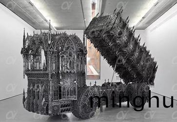 激光切割機在金屬鵰塑藝術品上的應用