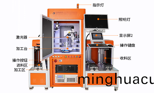 全自動紫外激光打(da)標機的特點2