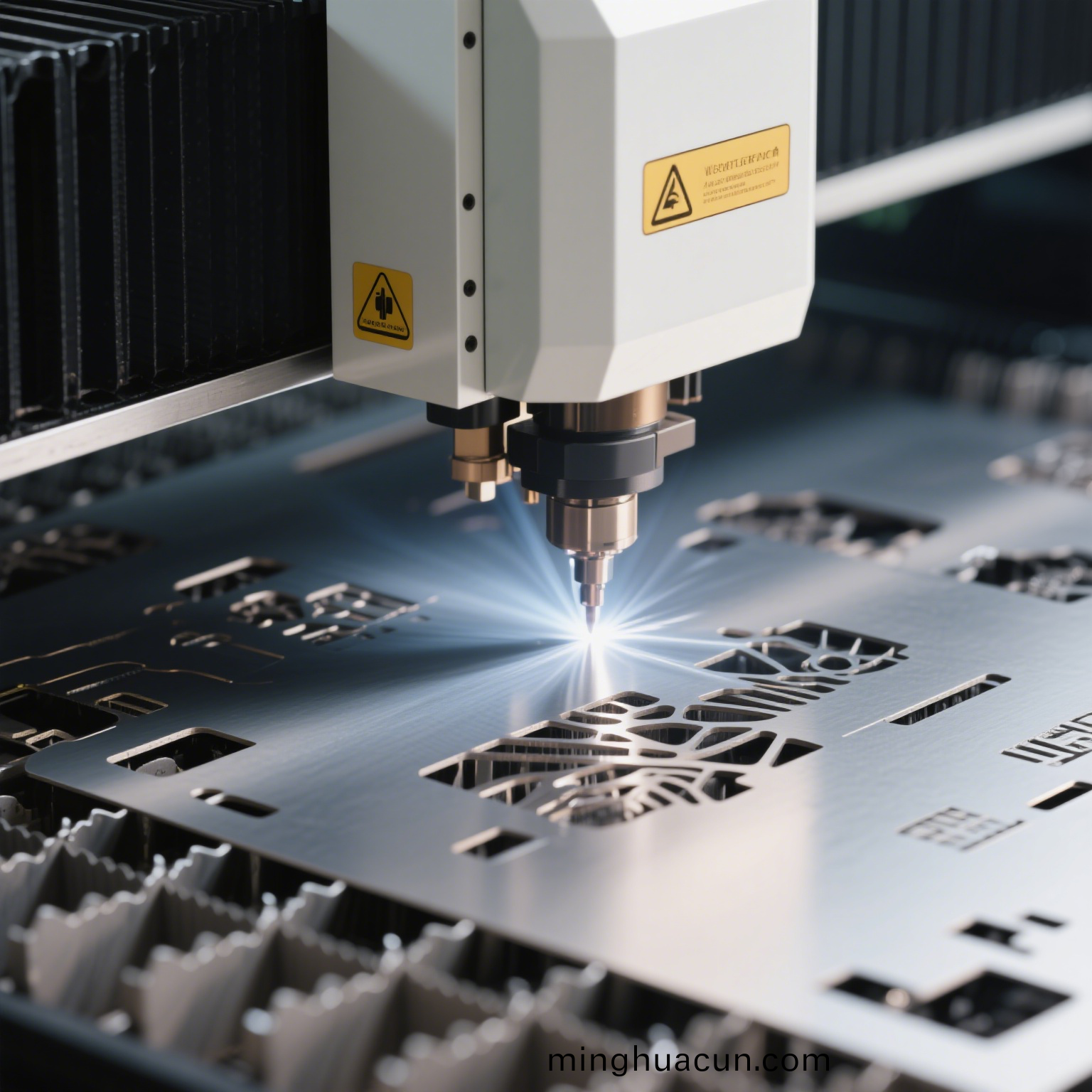 鎳片激光切割示(shi)意圖 (4)