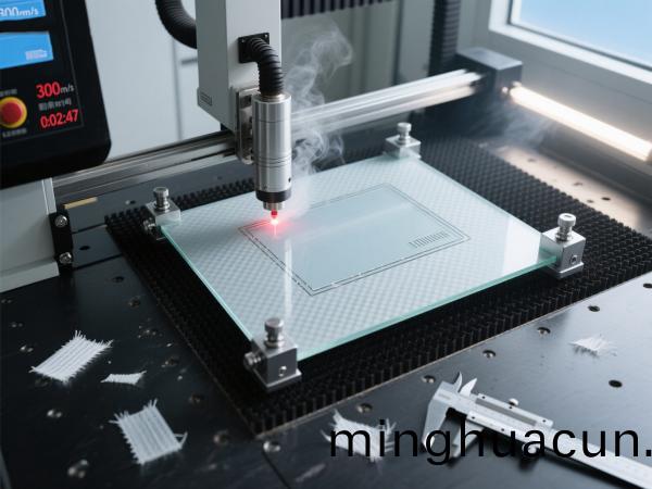 玻瓈纖維材料激光蝕(shi)刻 (6)