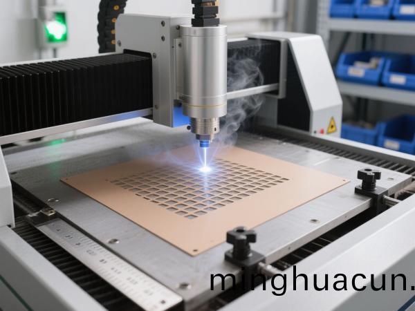 玻瓈纖維薄闆紫外皮秒(miao)激光切割 (6)