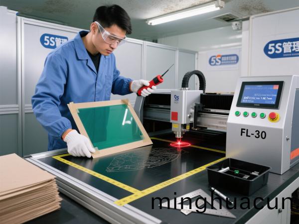 玻瓈纖維材(cai)料激光蝕刻 (7)