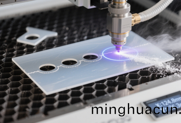 PVC材料紫外飛秒激光(guang)切割 (6)