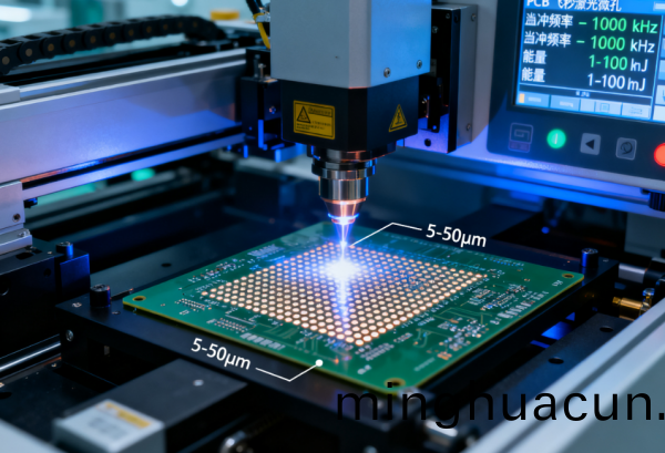 PCB飛秒激光微孔加工 (7)