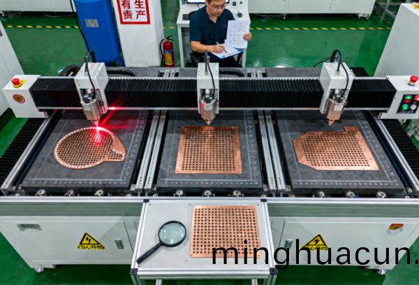 FPC銅基闆激光微孔加(jia)工 (6)